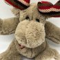 Pier 1 Imports Reindeer Plush Stuffed Animal Toy Brown Holiday Christmas Soft 8â