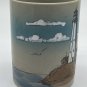 Otagiri 10 oz. Nautical Seaside Scene Mug Embossed Design Lighthouse Seagulls