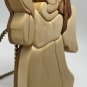Intarsia Wood Art 3D Pieced 10â Christmas Holiday Guardian Angel Wall Hanging