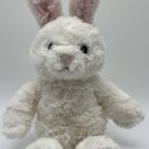Pottery Barn Kids PBK Bunny Rabbit Plush Stuffed 2016 White Pink Ears 11”
