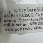 Pottery Barn Kids PBK Bunny Rabbit Plush Stuffed 2016 White Pink Ears 11â