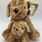 Kohl's Cares for Kids Mother Dog/Puppy 10" Plush Golden Retrievers. New W/Tag