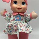 Baby's First Giggles 13" Baby Doll Plush Soft Body Pink Girl Baby Doll