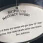 Birthstone (January) Necklace Minnie Mouse Faux Garnet Wearable Pendant Disney