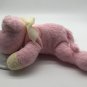 Russ Berrie Baby Cuddle Cat Pink Yellow Kitten Rattle Moon Stars CLEAN RARE HTF