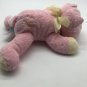 Russ Berrie Baby Cuddle Cat Pink Yellow Kitten Rattle Moon Stars CLEAN RARE HTF