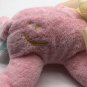 Russ Berrie Baby Cuddle Cat Pink Yellow Kitten Rattle Moon Stars CLEAN RARE HTF