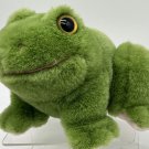 Vintage 1994 24K Special Effects Polar Puff Plush Sitting Frog 9" Stuffed Animal