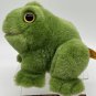 Vintage 1994 24K Special Effects Polar Puff Plush Sitting Frog 9" Stuffed Animal