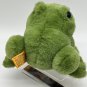 Vintage 1994 24K Special Effects Polar Puff Plush Sitting Frog 9" Stuffed Animal