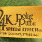 Vintage 1994 24K Special Effects Polar Puff Plush Sitting Frog 9" Stuffed Animal