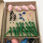 Vintage Cootie game, Rare Pink heads, Patent applied for. 1949, original box