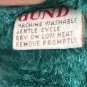 Gund Plush Snap Dragon Teal Green Pink 11" Stuffed Animal Toy Lovey 1990 Vintage