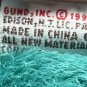 Gund Plush Snap Dragon Teal Green Pink 11" Stuffed Animal Toy Lovey 1990 Vintage