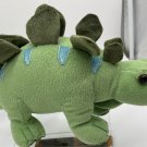 Aurora World STEGOSAURUS Dinosaur 2-Tone  Green 13in Stuffed Plush