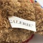 VTG Galerie Snickers Teddy Bear Plush Brown With Cap Stuffed Toy Collectible 7&acirc;��