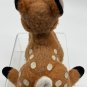 Disney Store FUZZY BAMBI Laying Down Stuffed Toy 6" mini bean bag plush