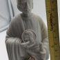 Touch of Rose Roman Inc St Jude Religious Bisque Porcelain Figurine 8" Tall  EUC