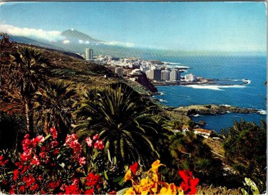 Tenerife Puerto de la Cruz Spain Vintage 1975 Posted Postcard