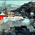 Salzburg City of Mozart Austria In German Vintage 1973 Posted Postcard