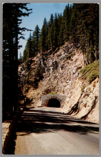 Willamette Highway and Tunnel Salt Creek Oregon Vintage 1959 Postcard