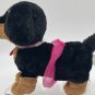 Barbie 2019 Mattel Just Play Plush Dog Black/Brown Pink Tutu 6&acirc;��
