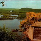 Point of Discovery Wisconsin Mississippi River Iowa Vintage 1984 Posted Postcard