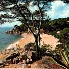 Costa Brava Beach Calonge Spain Vintage 1983 Posted Postcard