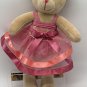 Weissman Dance Ballerina Bear Plush 12" Tutu Dancer Pink Sequin Teddy Soft