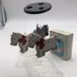 Russ Windchime Menagerie Scotties Miniature Ceramic Windchime Ornament Boxed NIB