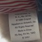 Furskins Plush Stuffed Bear With Removeable Overalls Shoes 1986 Vintage 6.5&acirc;��