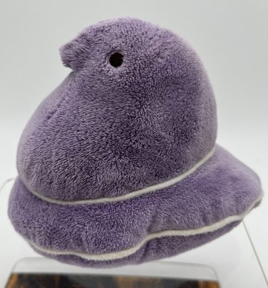 Peeps Purple with White Piping Chick Plush Just Born 5" Easter Stuffed RARE