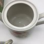 Vintage Teapot Creamer Sugar Bowl Set Festival of Flowers Japan IOB H4515 NOS
