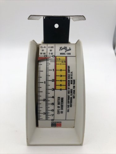 Hanson Recipe Scale Model 1308 with 8 lbs / 3.5 kilo Capacity 1963