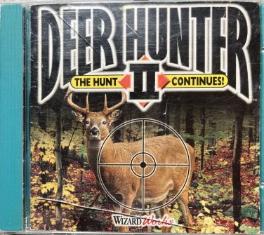 Deer Hunter 2 The Hunt Continues PC CD-ROM Wizard Works 1998 95/98