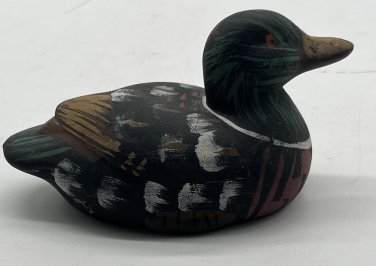 Handmade 5&acirc;�� Hand Painted Ceramic Mallard Duck Figurine