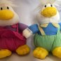 Gibson Greetings Easter Plush 1994 Darcie Duck & Dudley Duck 3&acirc;��
