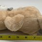 Garanimals MY FIRST BEAR 10&acirc;�� Rattle Plush Stuffed Baby Lovey Toy Tan Silver Bow