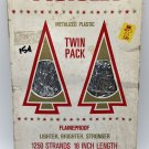 Icicles Twin Pack Made in The USA 18 Inch Length Tinsel NEW IN BOX
