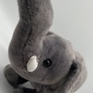 Destination Nation AURORA Elephant Tusk up Gray Plush 14” Stuffed Animal