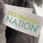 Destination Nation AURORA Elephant Tusk up Gray Plush 14&acirc;�� Stuffed Animal