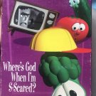 Veggie Tales Where’s God When I’m S-Scared? VHS Video Tape Untested 1998