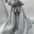 Little Miracles Blue  Elephant Baby Lovey Security Blanket Shaggy Costco 28”