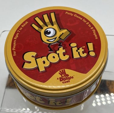 Spot It Card Game 2016 A Dobble 2-8 Players Ages 7+ Complete