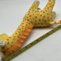 Disney Baby Giraffe plush Rattle yellow Orange Spots 13 inch