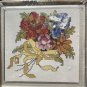 Spring Bouquet MCG Textiles Cross Stitch Kit Hot Plate Trivet 6x6 No Floss
