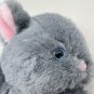 HUG-A-PET Dover BackPack Plush Rare Kitty Cat Gray & Pink Handbag