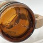 Vintage SIESTA WARE AMBER GLASS BARREL SOUVENIR MUG CUP Great Smoky Mts Nat Park
