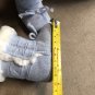 Mayoral Baby Slippers Booties Blue Knit Suede Bottoms