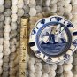 Delft DELFT HOLLAND Windmill Ashtray Cobalt Blue White Flowers